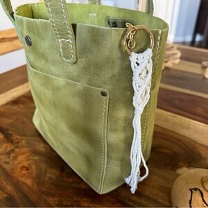 Macrame KeyChain Neutral Purse Charm Handmade Boho Accessory White Tan